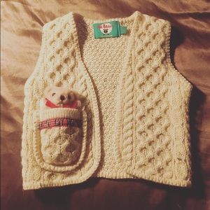 🐻Mac Baaaa Woolmark 💯 SCOTTISH WOOL Vest🐻